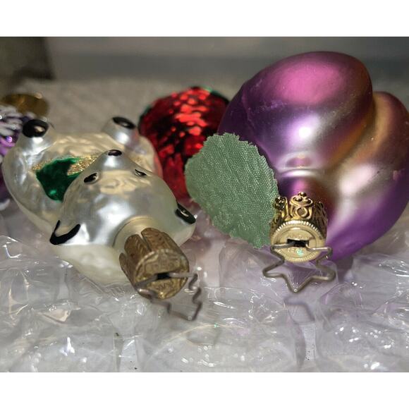 5 Mark Kraus & Old World Christmas Blown Glass Ornament Lot WGermany NICE! #50 - Picture 12 of 12